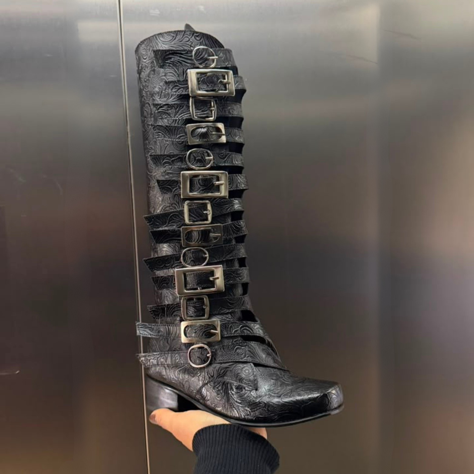 Patricia boot mix Noir