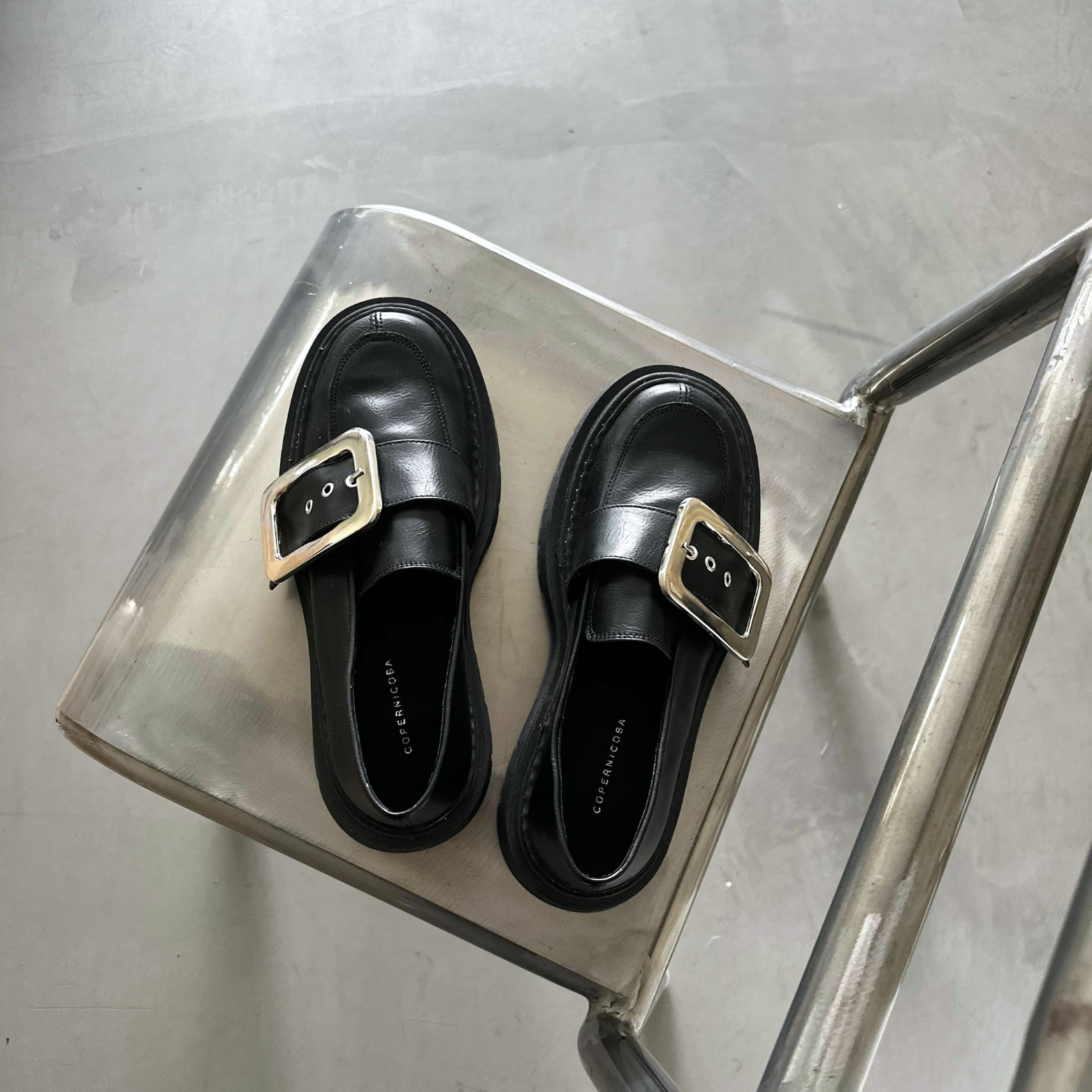 Oversized Buckle Shoe